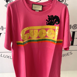 T-Shirt con ricamo Gucci