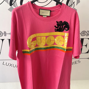 T-Shirt con ricamo Gucci