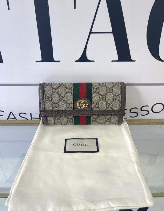 Portafoglio Continental Ophidia GG Gucci