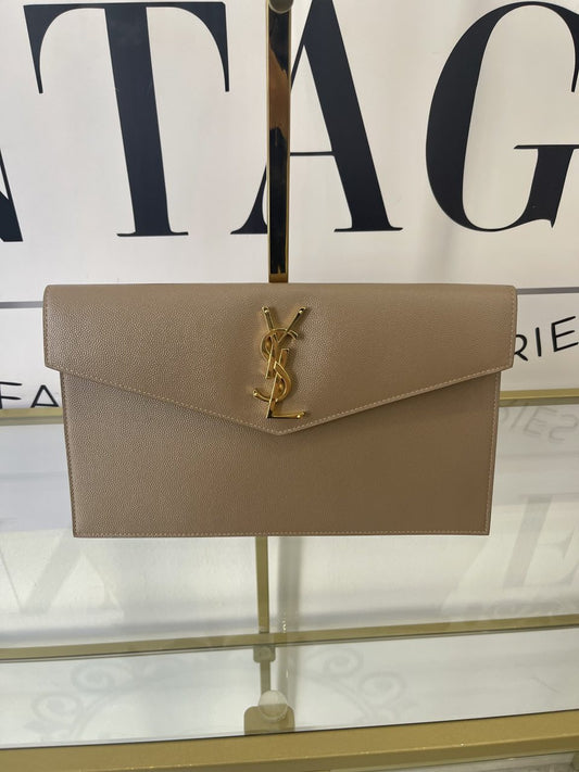 Pochette Uptown taupe YSL