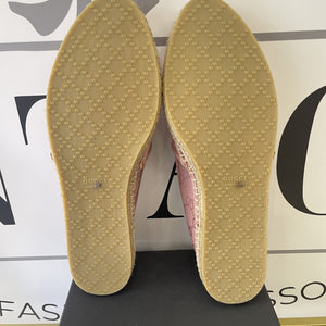 Espadrillas GG in tessuto rosa 39