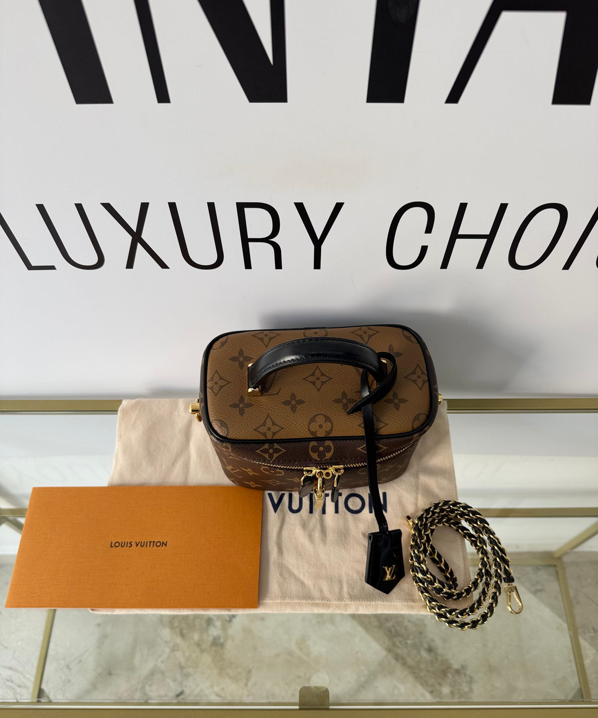 Borsa Vanity PM Monogram Reverse Louis Vuitton