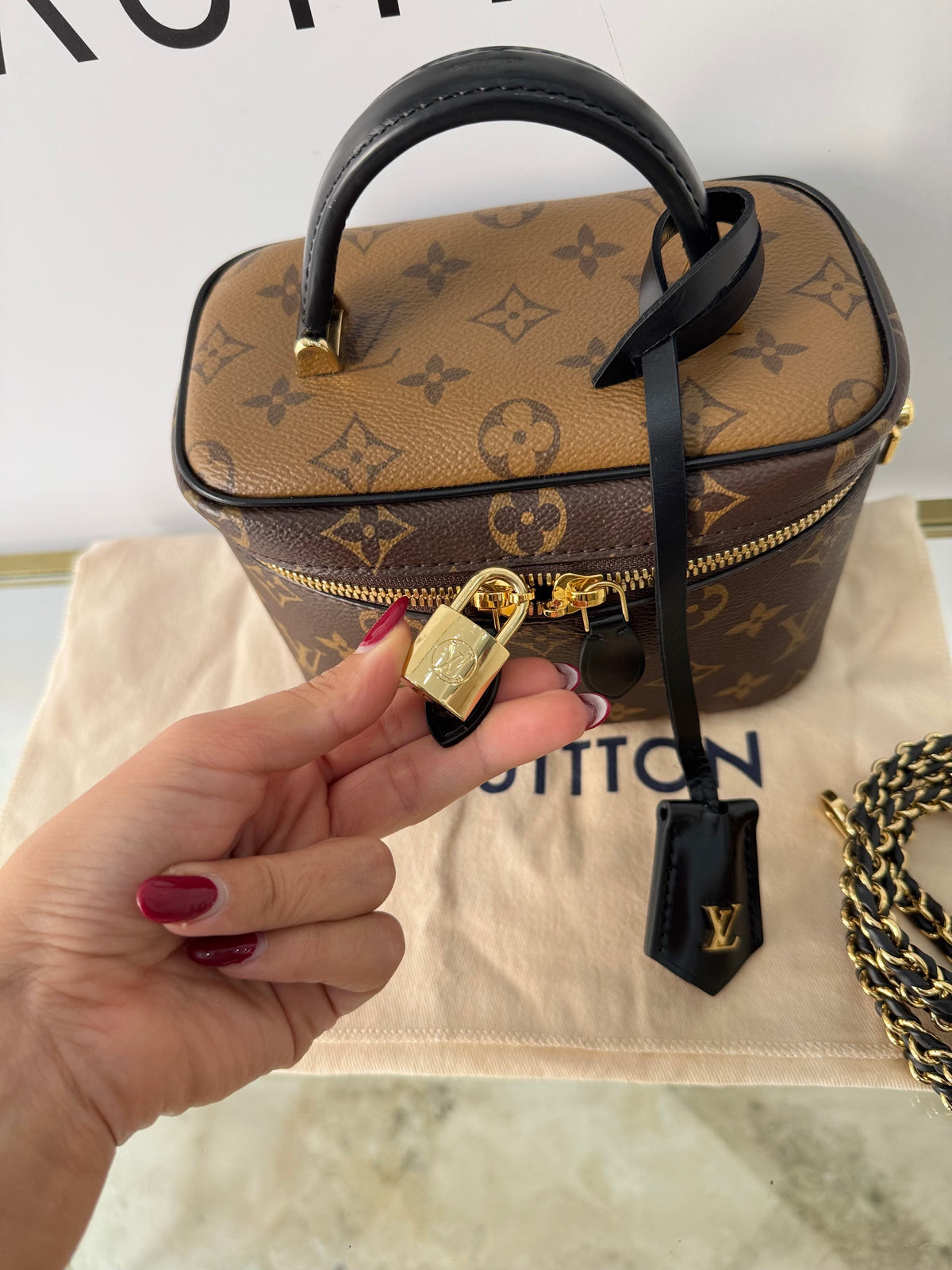 Borsa Vanity PM Monogram Reverse Louis Vuitton