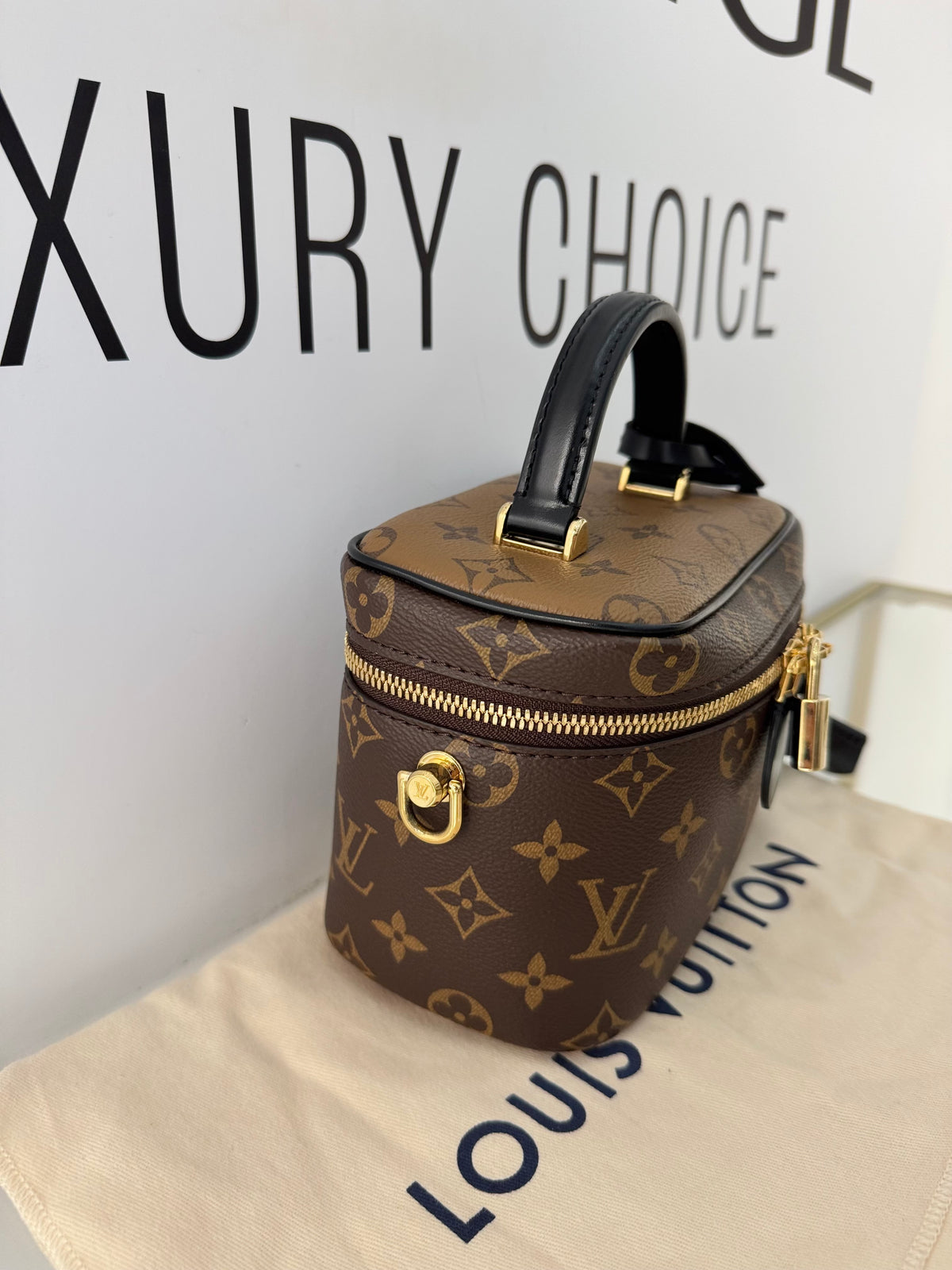 Borsa Vanity PM Monogram Reverse Louis Vuitton