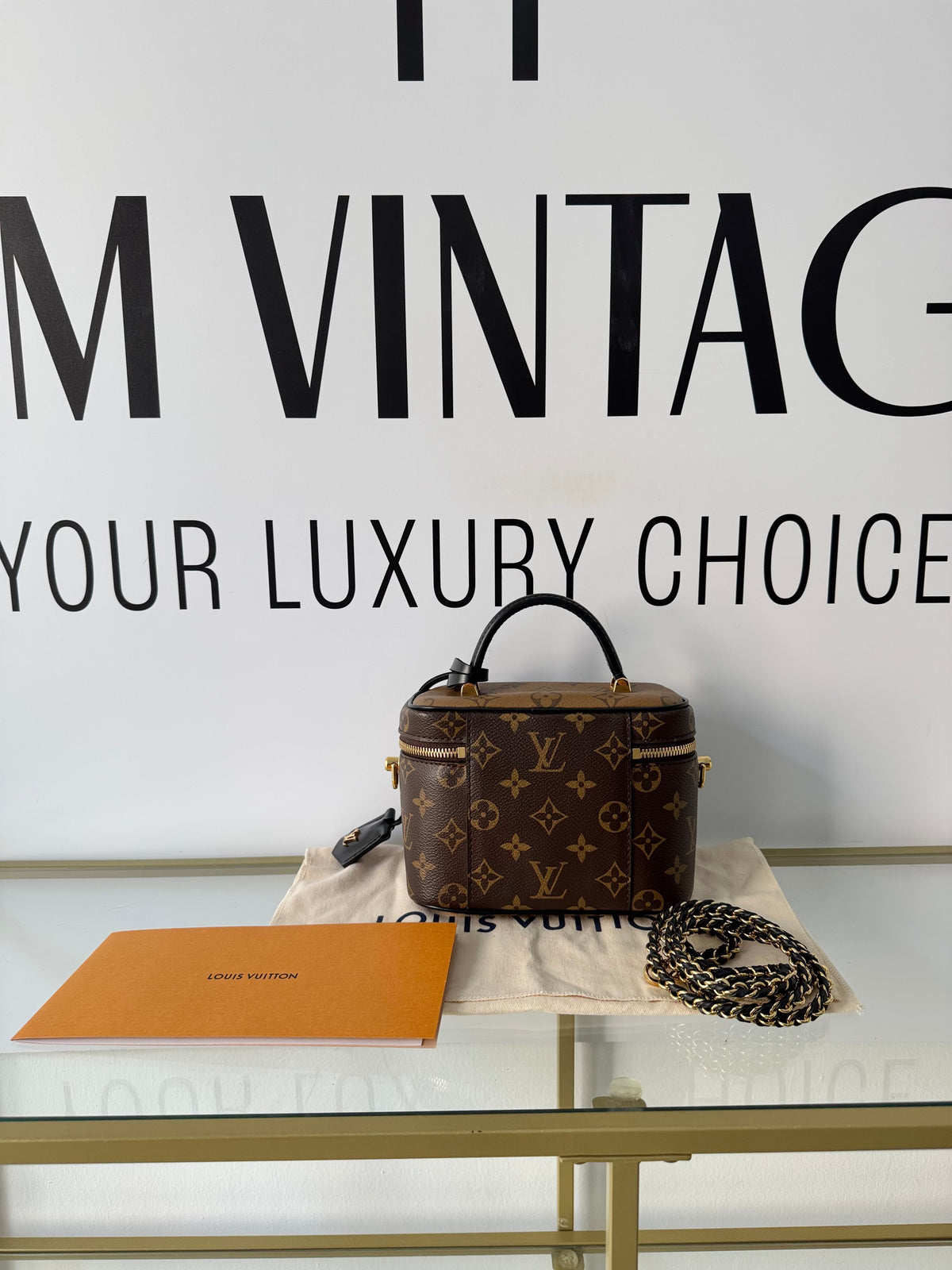 Borsa Vanity PM Monogram Reverse Louis Vuitton