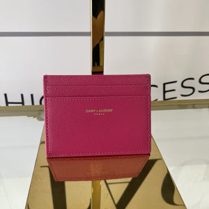 Portacarte YSL Fucsia