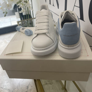 Sneaker Alexander McQueen white/powder blue 37