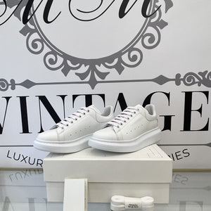 Sneaker Alexander McQueen white lacci bianco/rosa