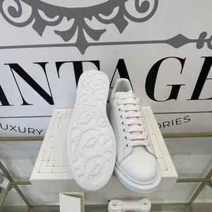 Sneaker Alexander McQueen white lacci bianco/rosa