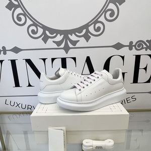 Sneaker Alexander McQueen white lacci bianco/rosa