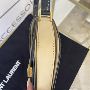 Borsa Solferino scamosciata trapuntata beige YSL