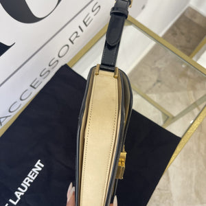 Borsa Solferino scamosciata trapuntata beige YSL