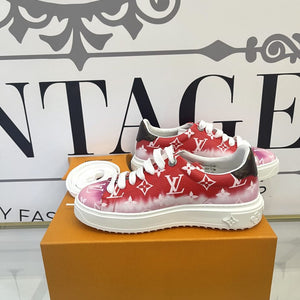 Sneaker Time Out Monogram red/pink Louis Vuitton