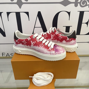 Sneaker Time Out Monogram red/pink Louis Vuitton