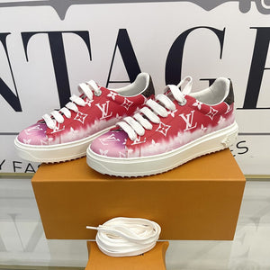 Sneaker Time Out Monogram red/pink Louis Vuitton